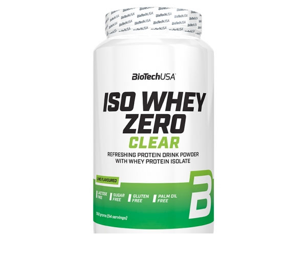 Bautura cu Proteina Iso Whey Zero Clear Lime 1362 grame Bio Tech USA