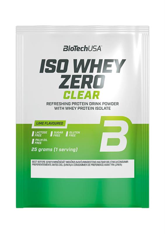 Bautura cu Proteina Iso Whey Zero Clear Lime 25 grame Bio Tech USA