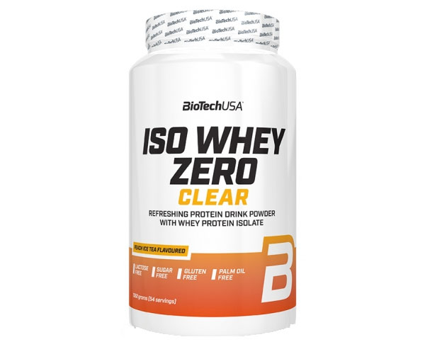 Bautura cu Proteina Iso Whey Zero Clear Piersica 1362 grame Bio Tech USA