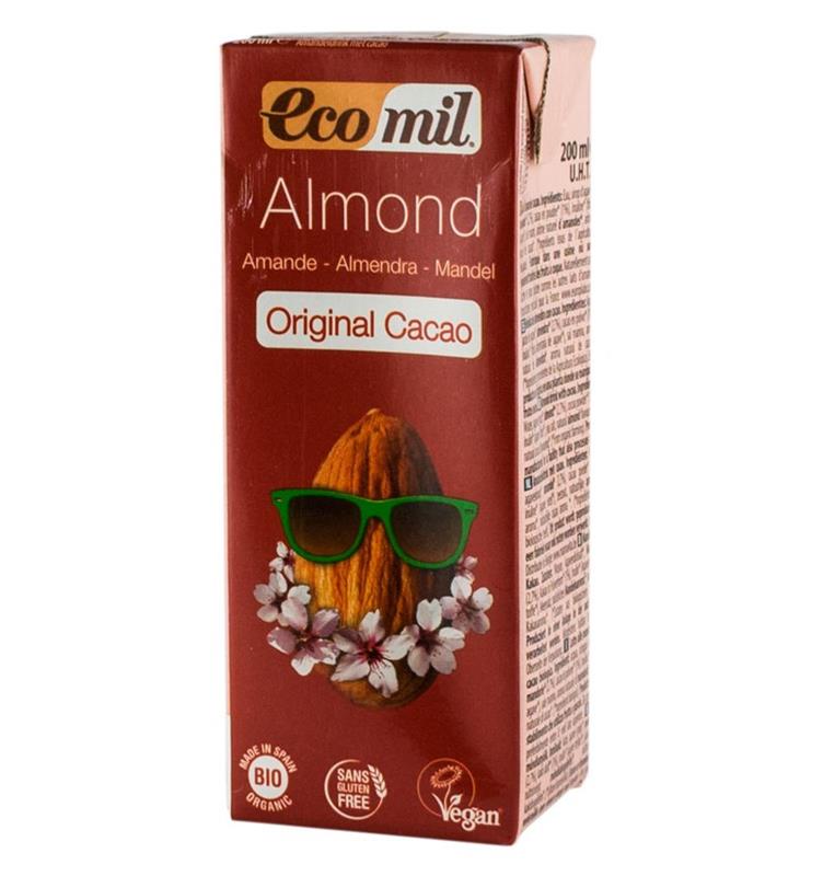 Bautura de Migdale cu Cacao Bio Ecomil 200ml
