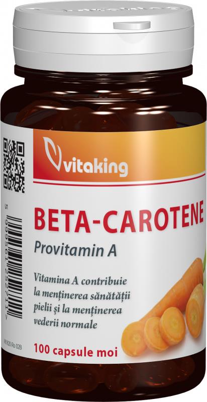 Betacaroten Natural 25000UI Vitaking 100cps
