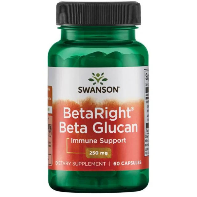 BetaRight 250 miligrame Beta 1.3/1.6 D-Glucan 60 capsule Swanson