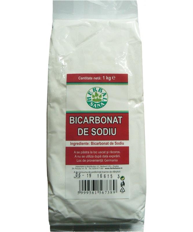 Bicarbonat de Sodiu 1kg Herbavit