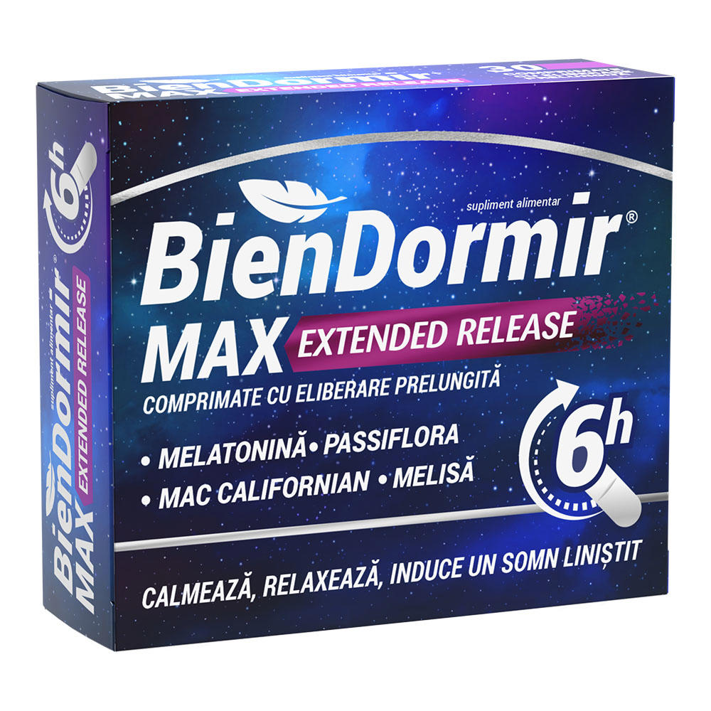 Bien Dormir Max Extended Release 30 comprimate Fiterman