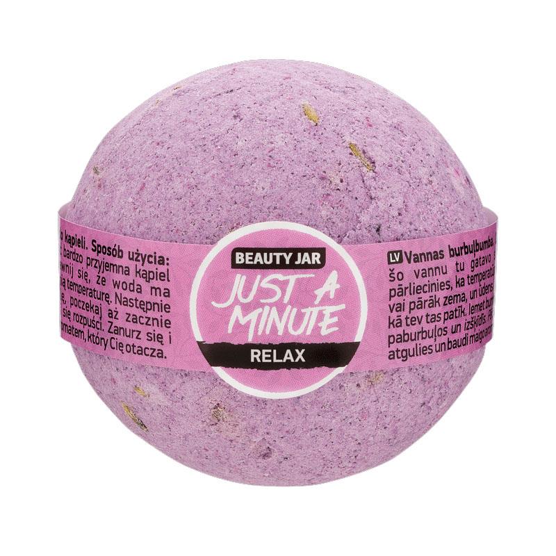 Bila de Baie Relaxanta cu Lavanda Just a Minute 150 grame Beauty Jar