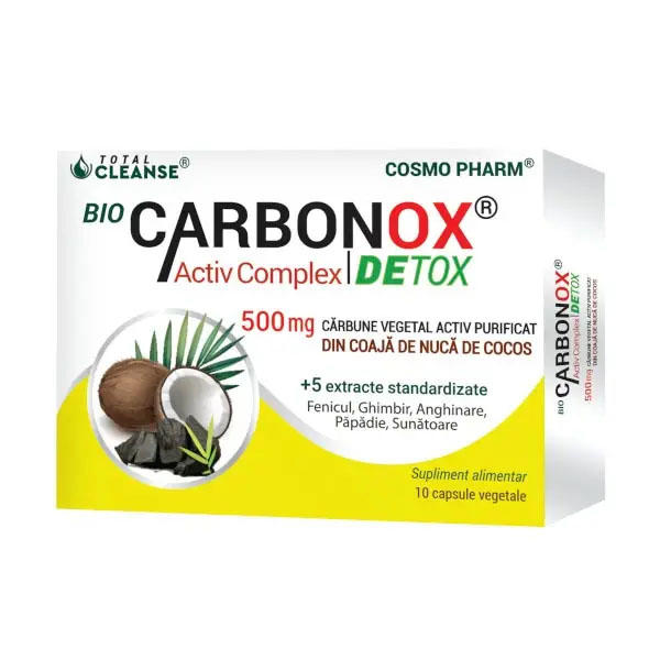 Bio Carbonox Activ Complex Detox 10 capsule Cosmo Pharm