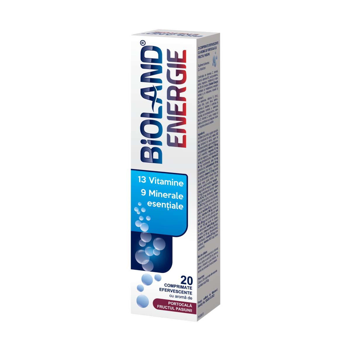 Bioland Energie 20 comprimate efervescente Biofarm