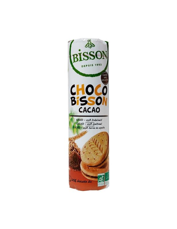 Biscuiti Bio Ciocolata Cacao Choco Bisson 300gr