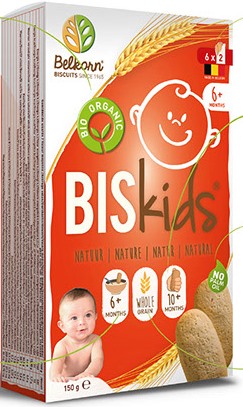 Biscuiti Bio pentru Copii peste 6 Luni Belkorn 150gr