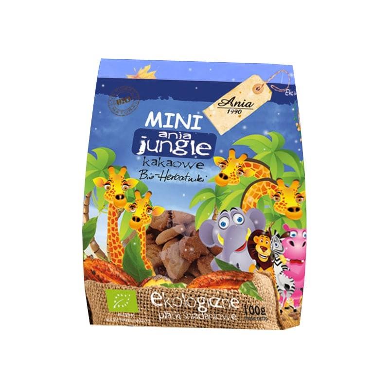 Biscuiti cu Cacao Mini Jungle Bio 100 grame Bio Ania