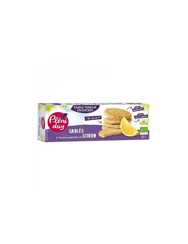 Biscuiti Cu Lamaie Fara Zahar Bio 150gr Pleniday