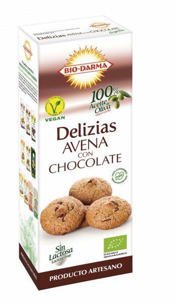 Biscuiti din Ovaz cu Ciocolata Bio 125gr Bio Darma
