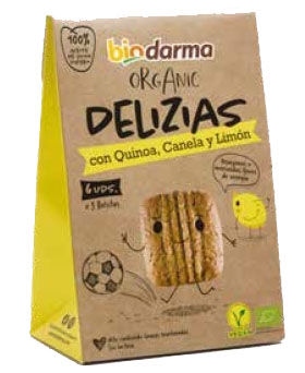 Biscuiti din Ovaz cu Quinoa, Scortisoara si Lamaie Bio 45gr Bio Darma
