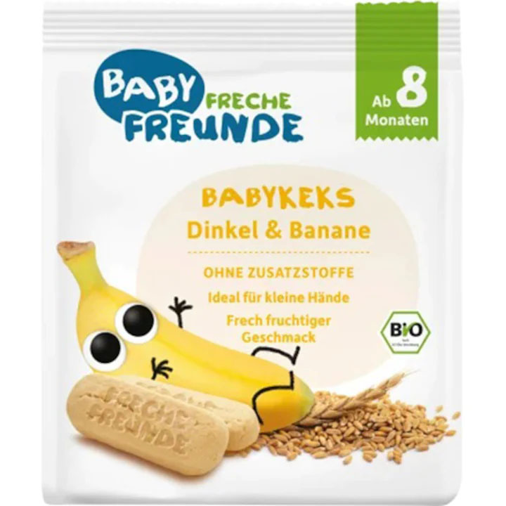 Biscuiti din Spelta cu Banane Bio 100 grame Erdbar
