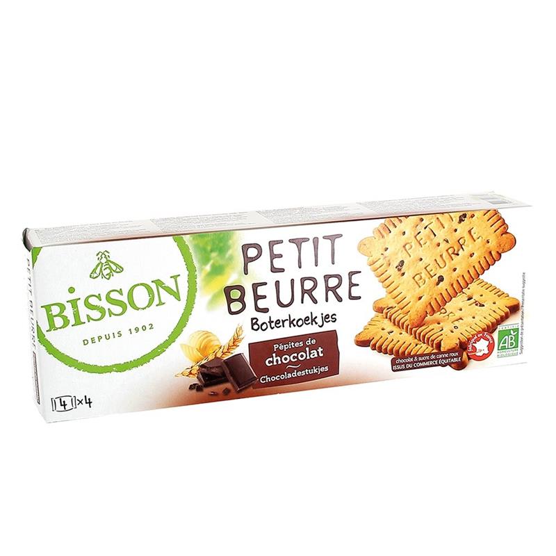 Biscuiti Petit Beurre cu Pepite de Ciocolata 150gr Bisson