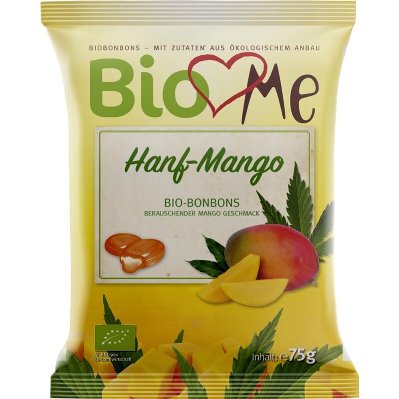 Bomboane cu Canepa si Mango Bio 75 grame Bio Loves Me