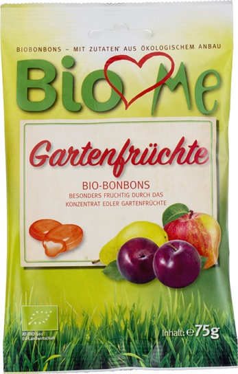 Bomboane cu fructe de Gradina Bio 75gr Bio Love Me