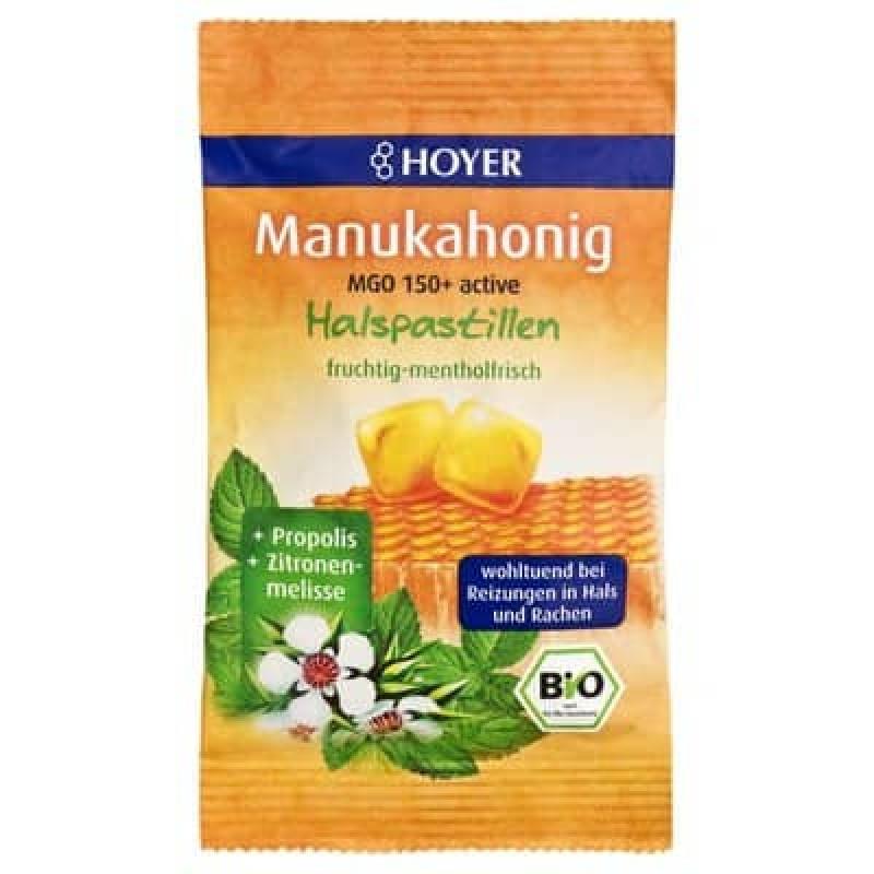 Bomboane cu Miere de manuka MGO +150 Bio 30 grame Hoyer