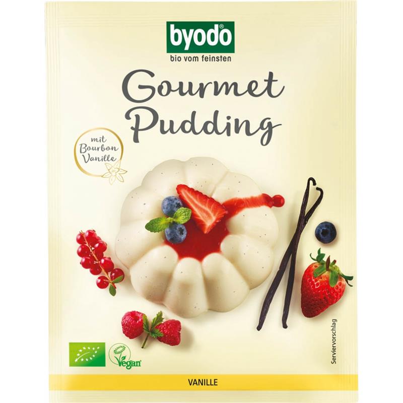 Budinca de Vanilie Fara Gluten Bio 40 grame Byodo