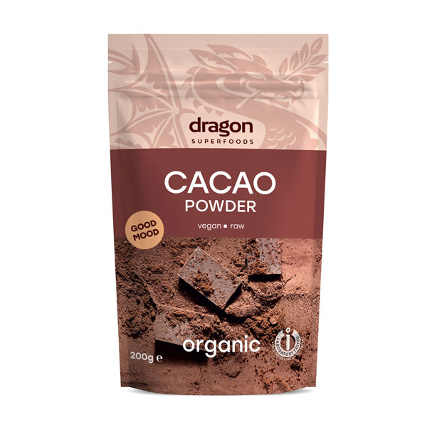 Cacao Pudra Raw Bio Dragon Superfoods 200gr