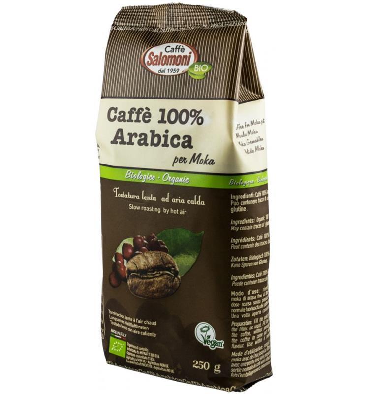 Cafea Bio 100% Arabica Salomoni 250gr
