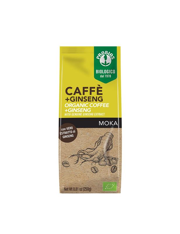 Cafea Bio Arabica cu Ginseng Probios 250gr