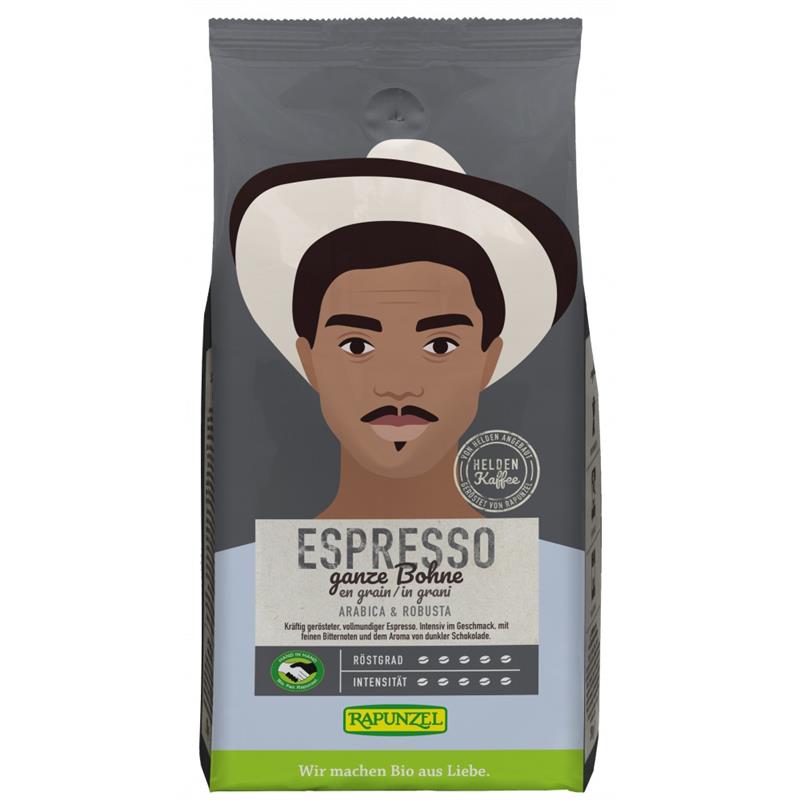 Cafea Bio Gusto Espresso Boabe Rapunzel 250gr