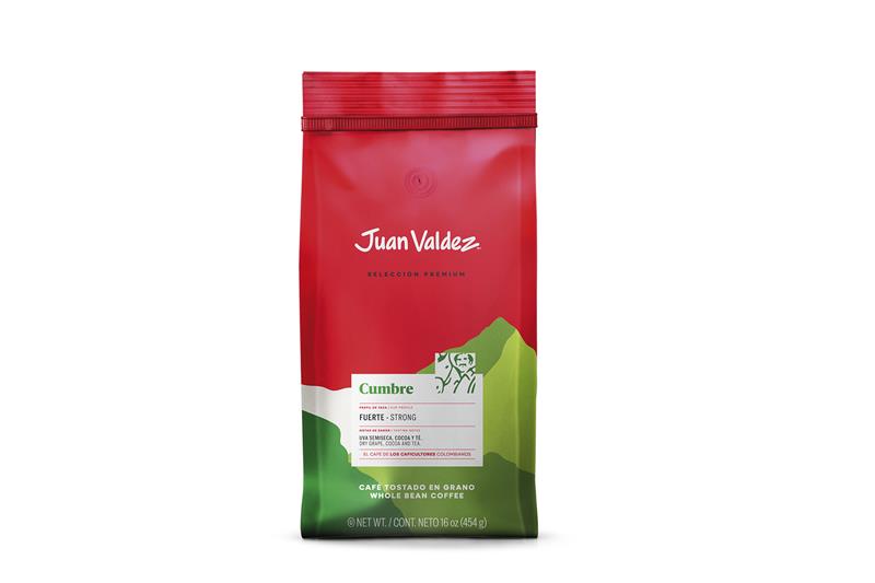 Cafea Boabe Cumbre Premium Selection 454 grame Juan Valdez