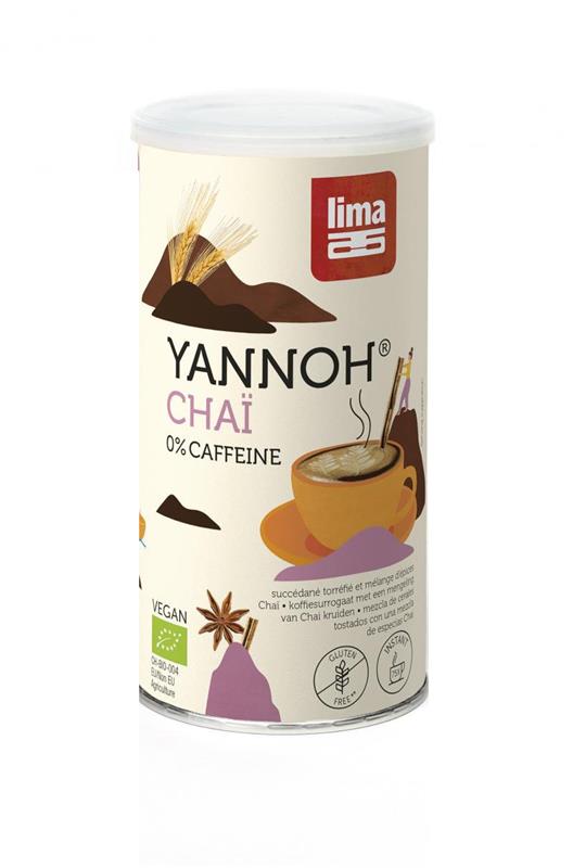Cafea din Cereale Bio Yannoh Instant Chai 175gr Lima