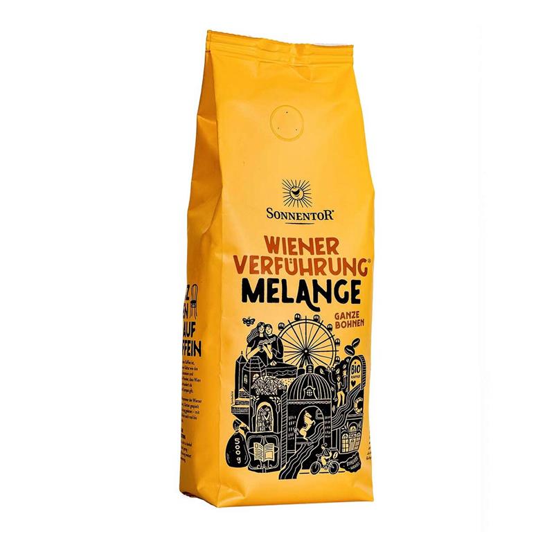 Cafea Melange Boabe Ispita Vieneza Bio 500 grame Sonnentor