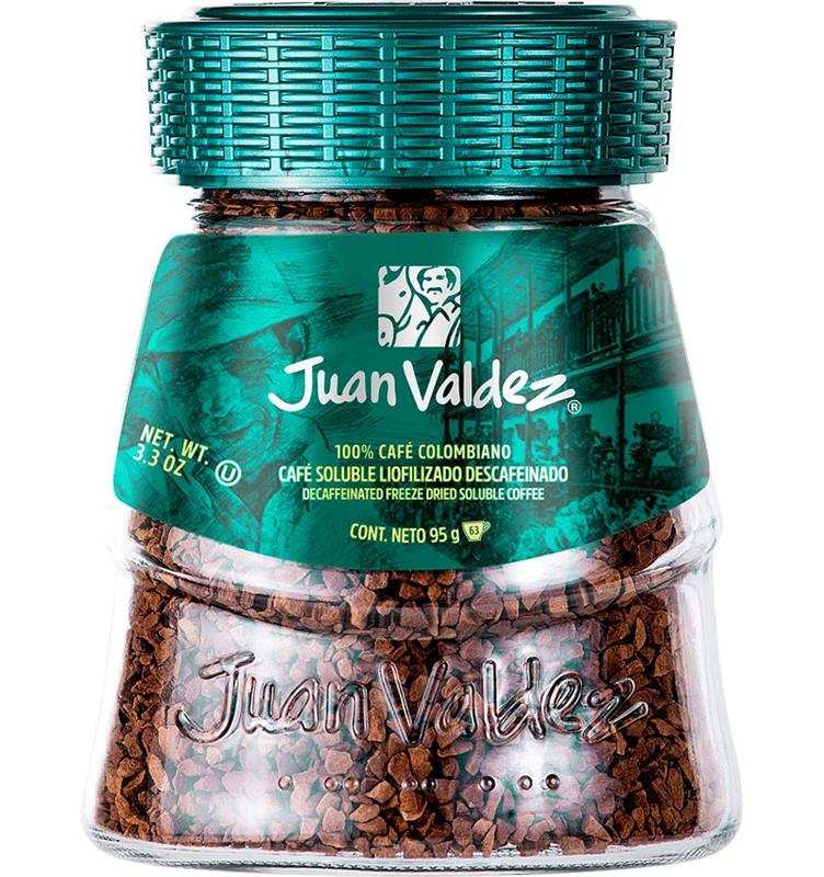 Cafea Solubila Liofilizata Decofeinizata 95 grame Juan Valdez