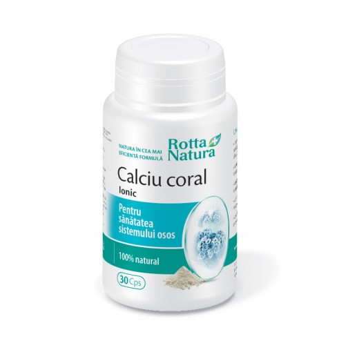 Calciu Coral Ionic Rotta Natura 30cps