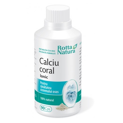 Calciu Coral Ionic Rotta Natura 90cps