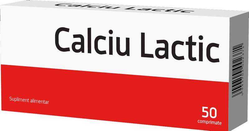 Calciu Lactic 50 capsule Biofarm