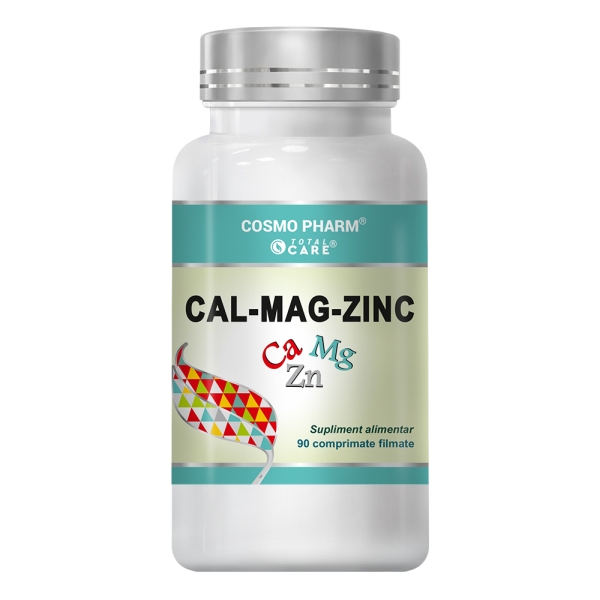 Calciu + Magneziu + Zinc Cosmo Pharm 90cps