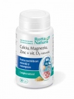 Calciu Magneziu Zinc + Vit.D2 Naturala Rotta Natura 30cps