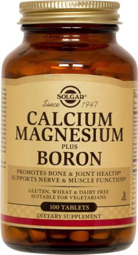 Calcium Magnesium plus Boron Solgar 100cps