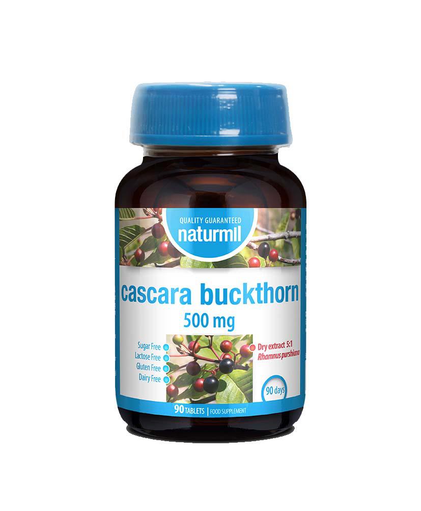 Cascara Buckthorn 500 miligrame 90 tablete DietMed