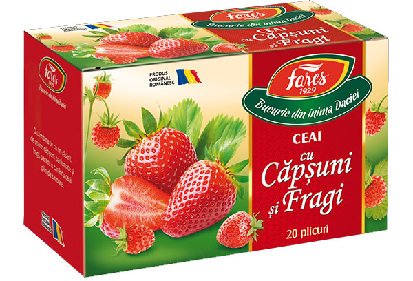 Ceai Aromfruct Capsuni si Fragi Fares 20dz