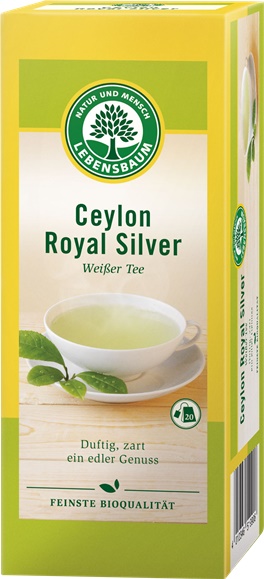 Ceai Bio Alb Ceylon Royal Silver Lebensbaum 20dz