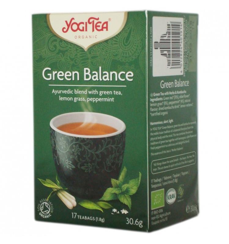 Ceai Bio Echilibru Verde Yogi Tea 30.60gr