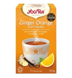 Ceai Bio Ghimbir Portocale si Vanilie Yogi Tea 30.60gr
