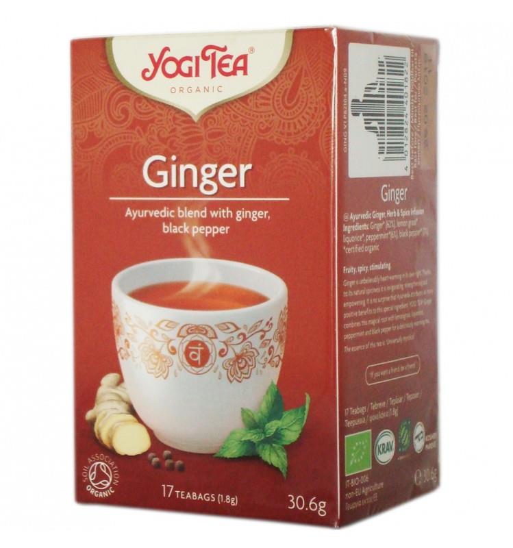 Ceai Bio Ghimbir Yogi Tea 30.60gr