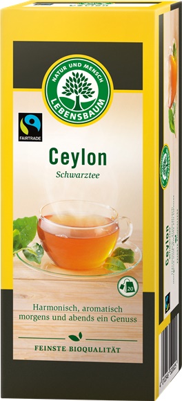 Ceai Bio Negru Ceylon Lebensbaum 20dz