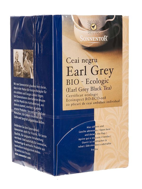 Ceai Bio Negru Earl Grey Sonnentor 18dz