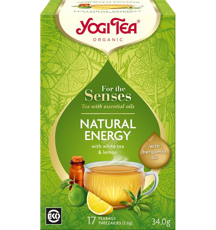 Ceai cu Ulei Esential Natural Energy Bio 34 grame Yogi Tea
