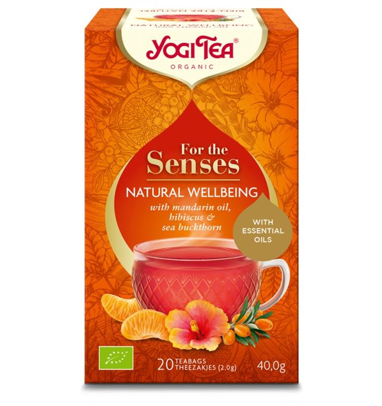 Ceai cu Ulei Esential Natural Wellbeing Bio 40 grame Yogi Tea