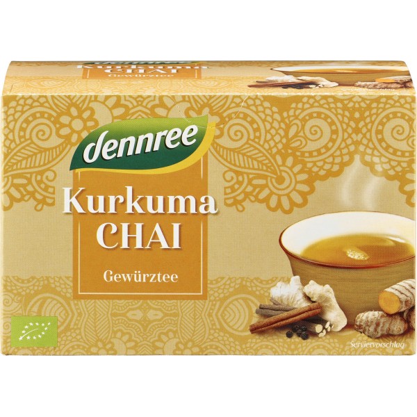 Ceai Curcuma Chai Bio 40 grame Dennree