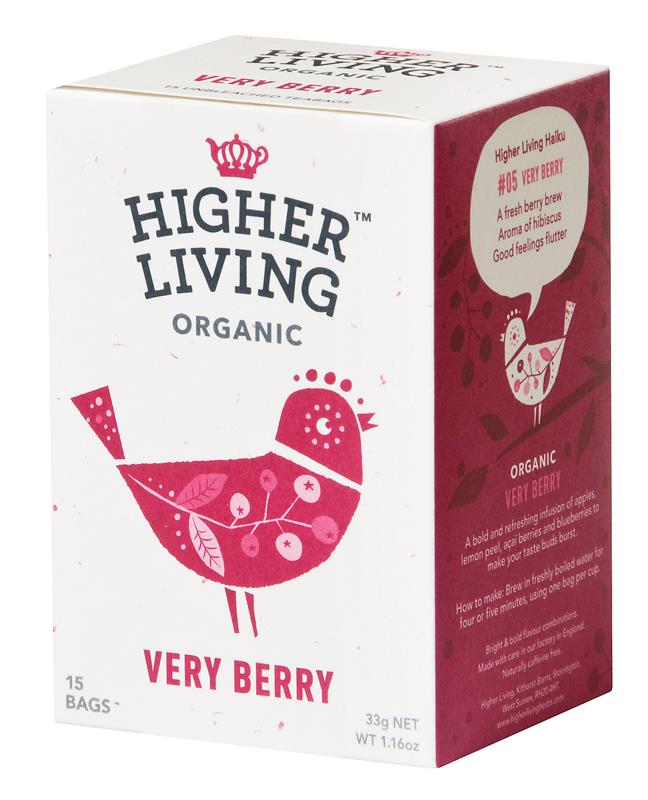 Ceai de Fructe Very Berry Bio 15plicuri Higher Living
