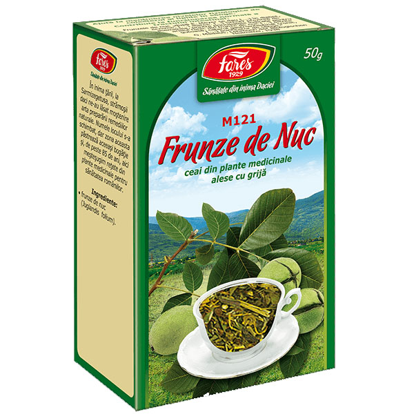 Ceai de Frunze de Nuc 50 grame Fares